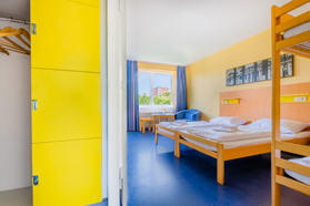 Mehrbettzimmer für Familien in der Jugendherberge in Berlin